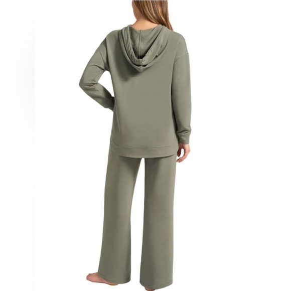 ❤️Max & Mia Women's Hoodie Lounge Set Women's Dark Sage Color New size XS - Picture 3 of 5